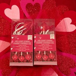 🆕 Valentine’s Day Red Hearts ❤️ LED String Lights